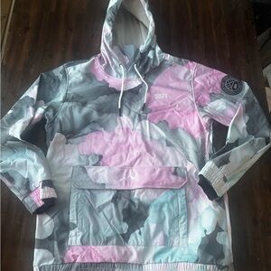 DOPE Camouflage Hoodie with Pink and Gray